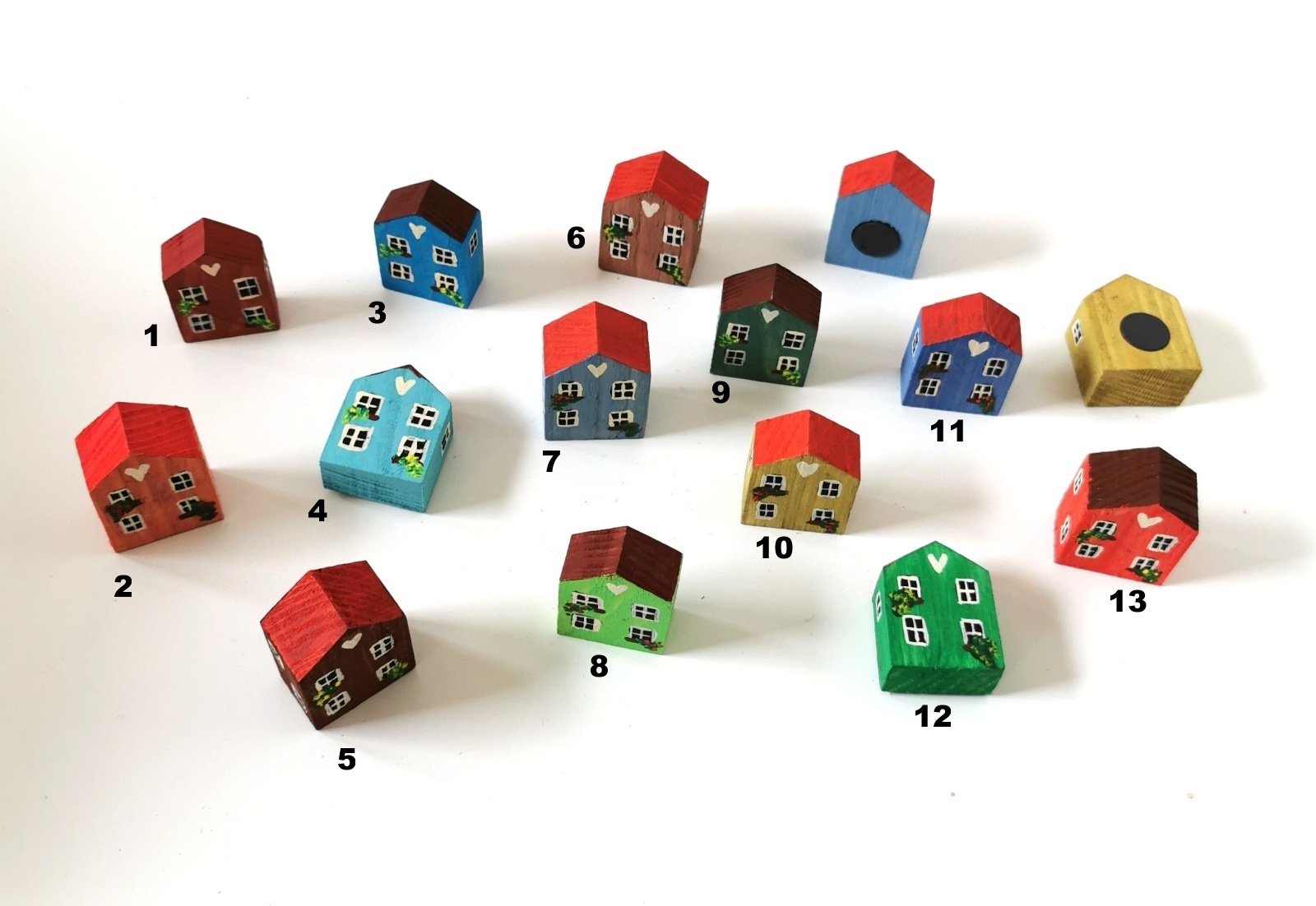 Magnetka ve tvaru domečku