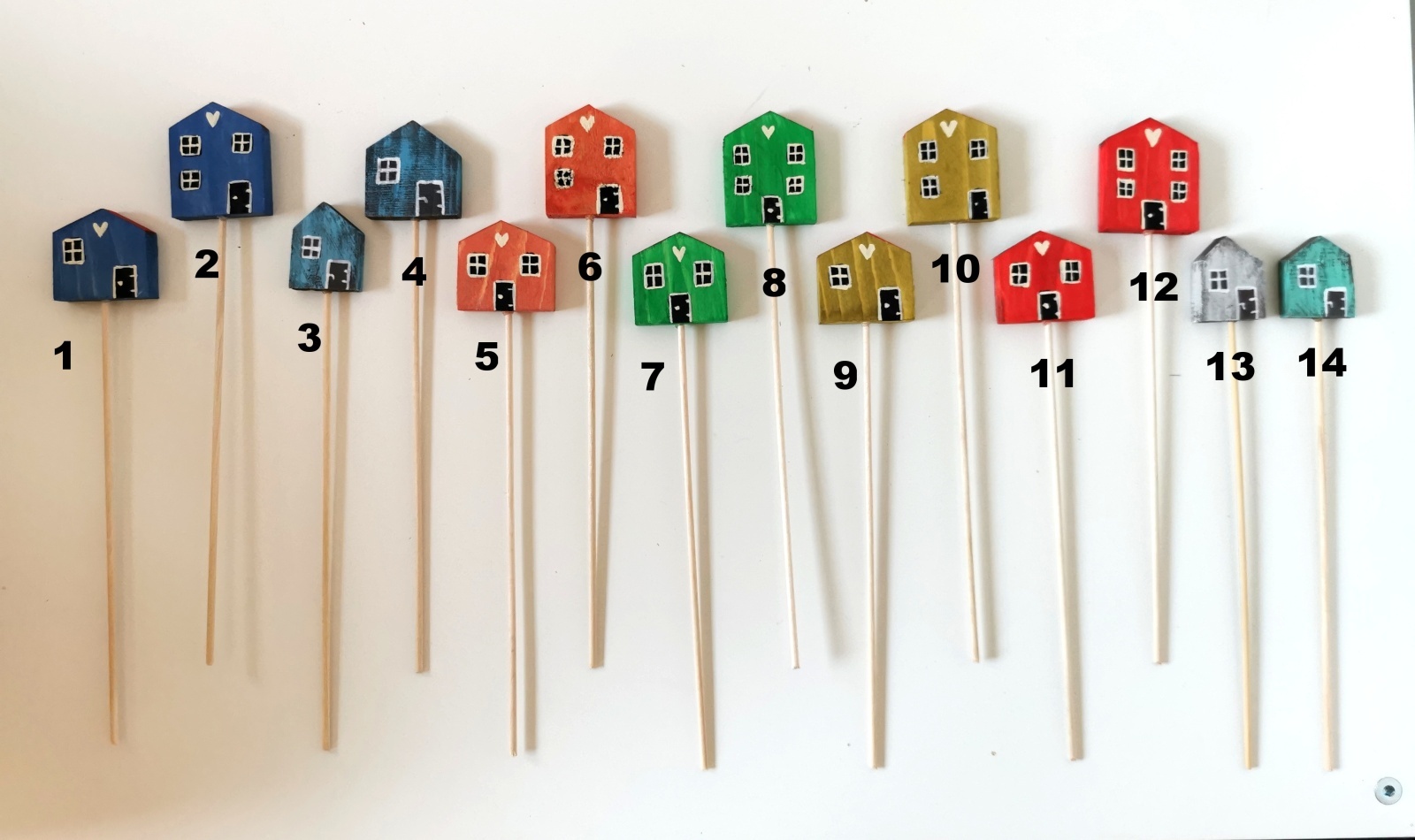 Dřevěné zápichy do květináče