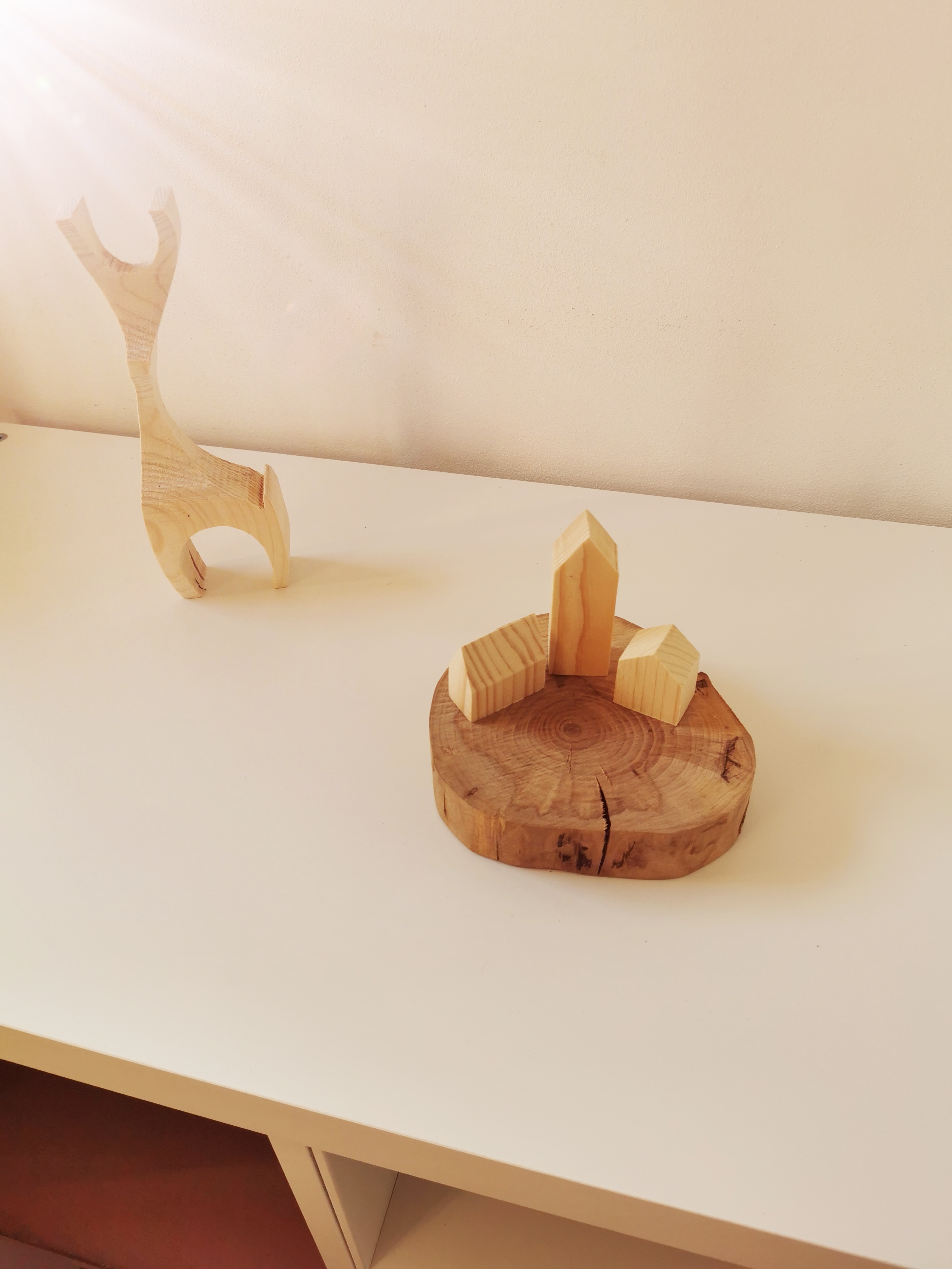 Dekorace - dřevěné náměstíčko