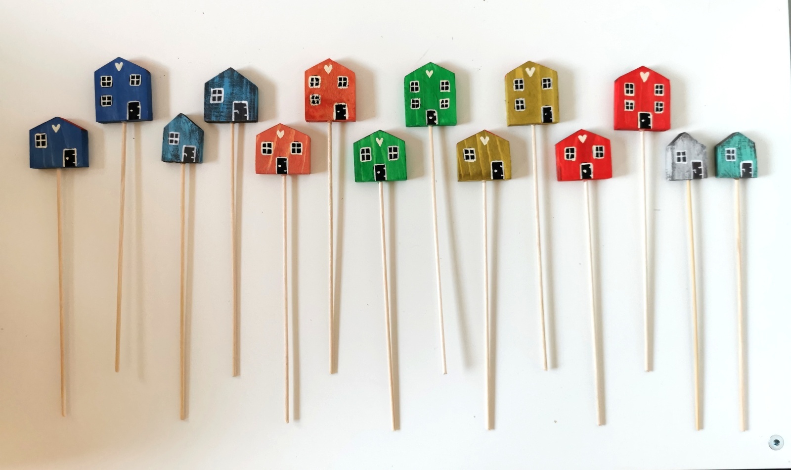 Dřevěné zápichy do květináče