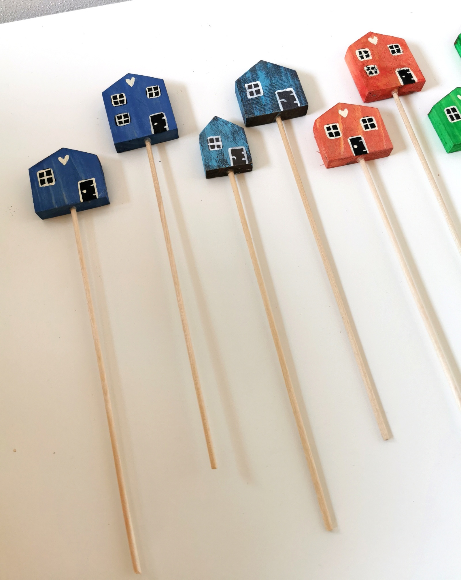 Dřevěné zápichy do květináče