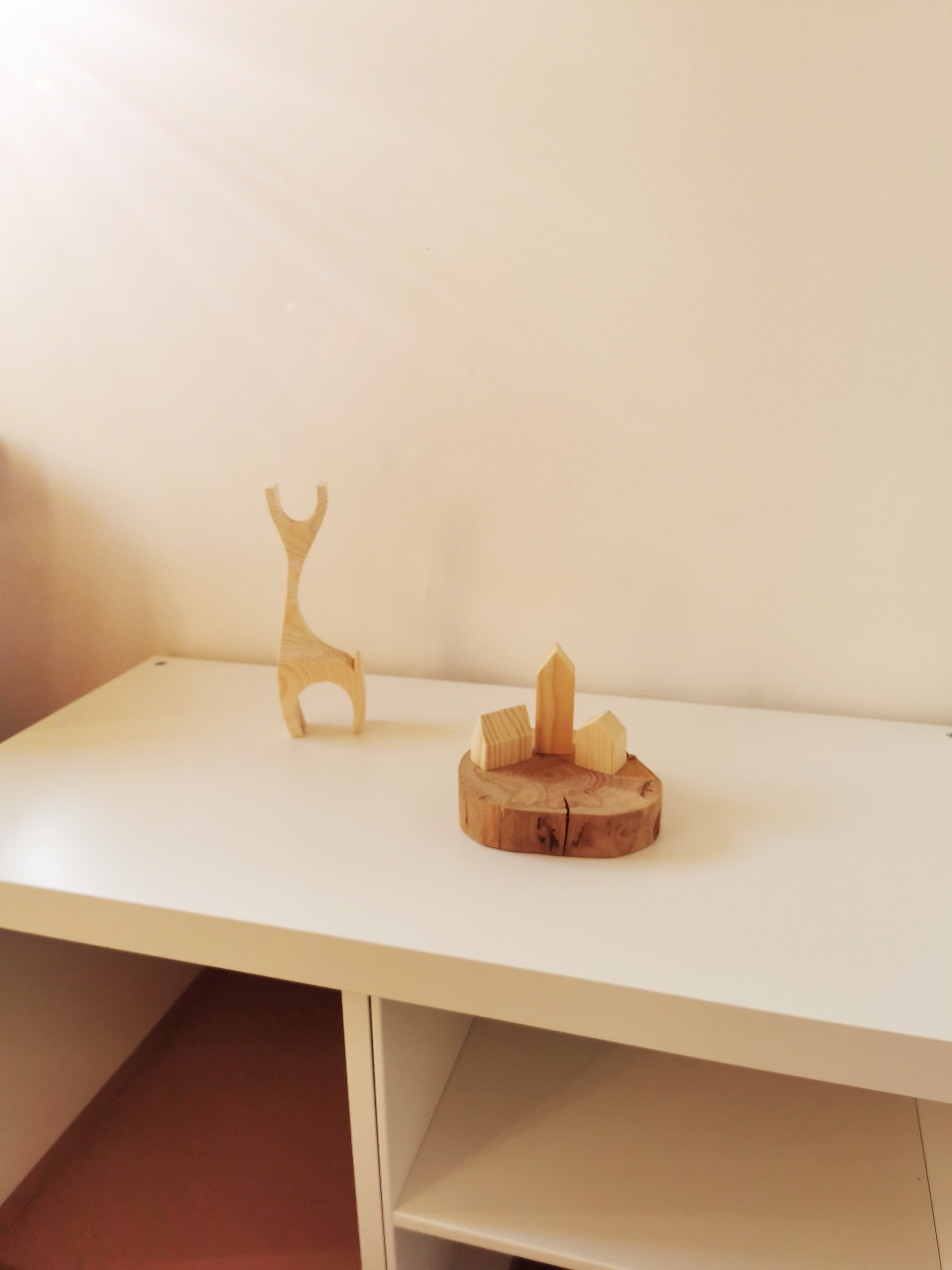 Dekorace - dřevěné náměstíčko