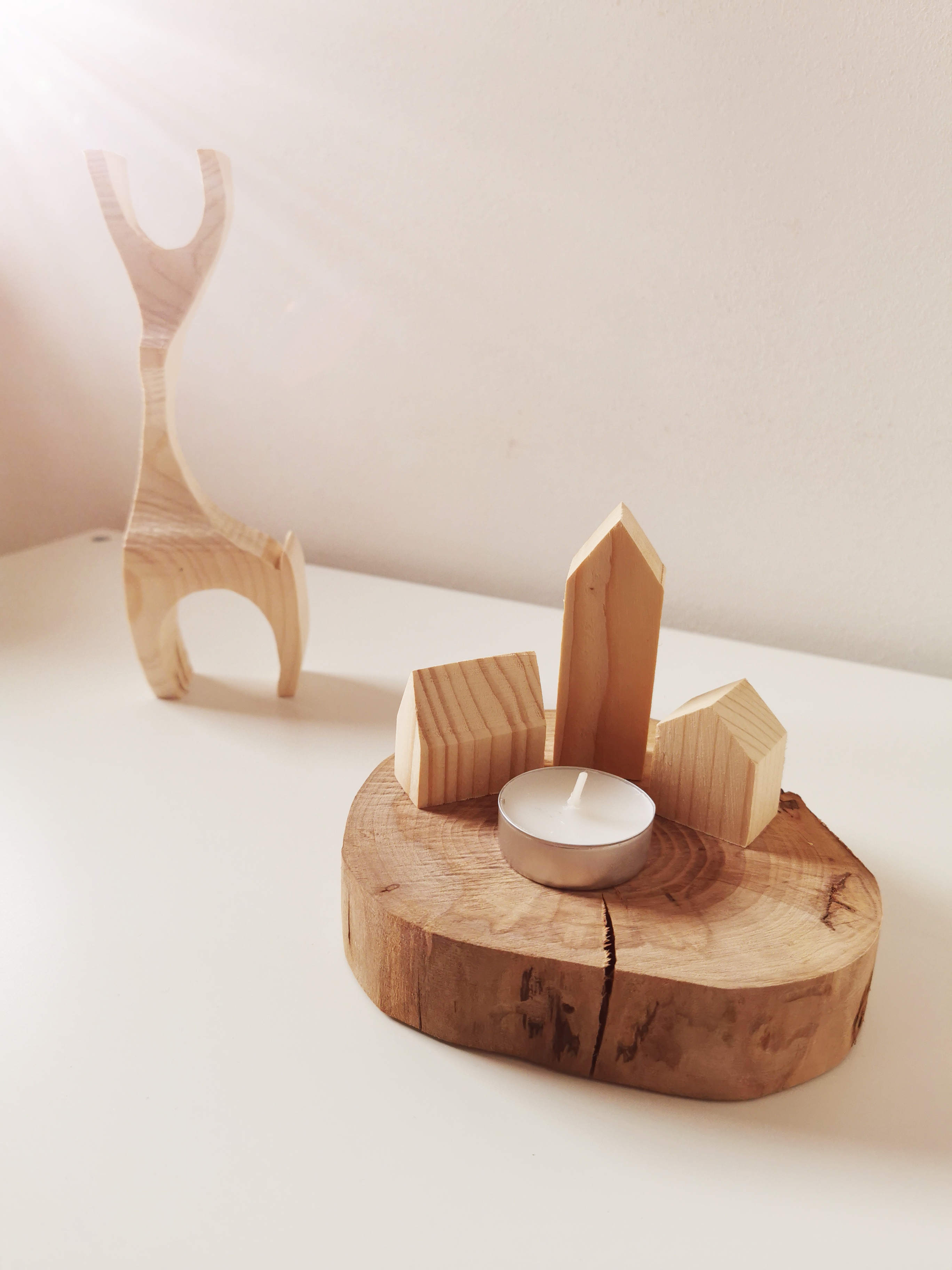 Dekorace - dřevěné náměstíčko