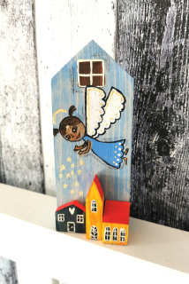 Andělský dřevěný domeček pro Váš romantický domov